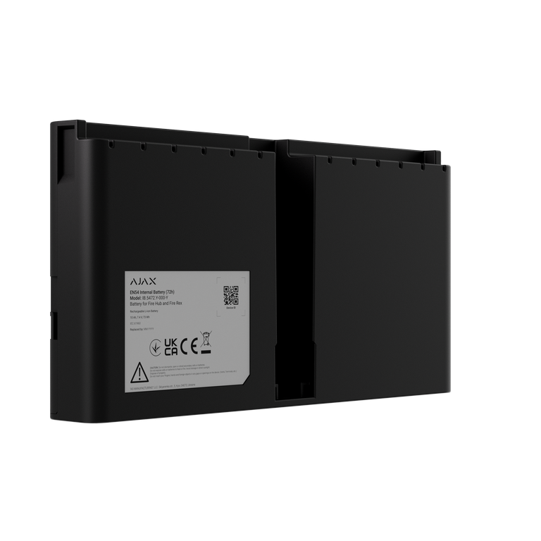 Ajax EN54 Internal Battery (72 h) black