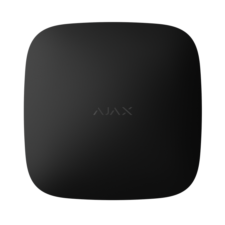 AJAX Hub black, control panel, Ethernet and 1x GSM