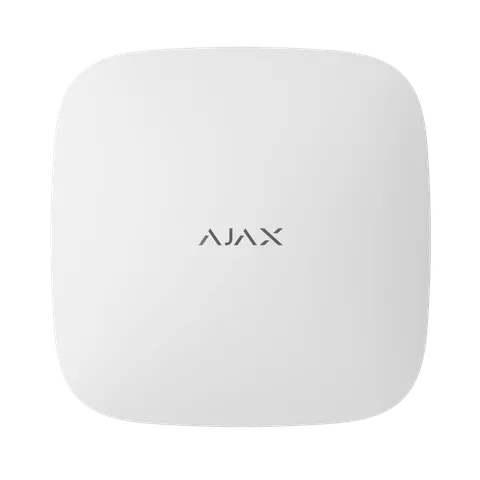 AJAX Hub2 white, control panel, Ethernet and 2x GSM