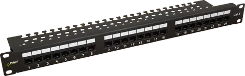 Patch panel RP-U24V6 CAT6 UTP 24-port