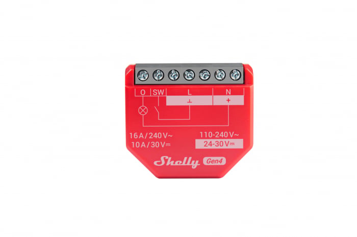 Shelly 1PM Gen4 – smart switch power consumption with measurement