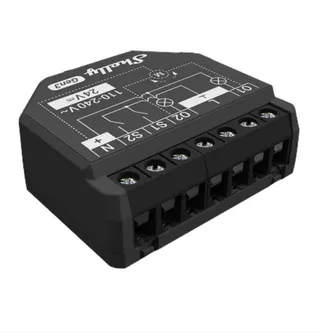 Shelly 2PM Gen3 – smart two-channel switch power consumption with measurement