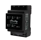 Shelly LAN Switch - DIN-kiskoon asennettava Ethernet-kytkin (1/3)