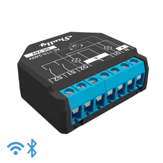 Shelly Plus 2PM - smart two-channel switch power consumption with measurement