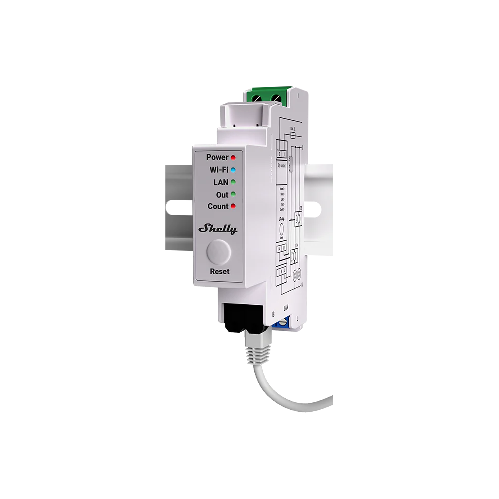 Shelly Pro EM-50 - for DIN rail mountable two-channel, single-phase energy meter
