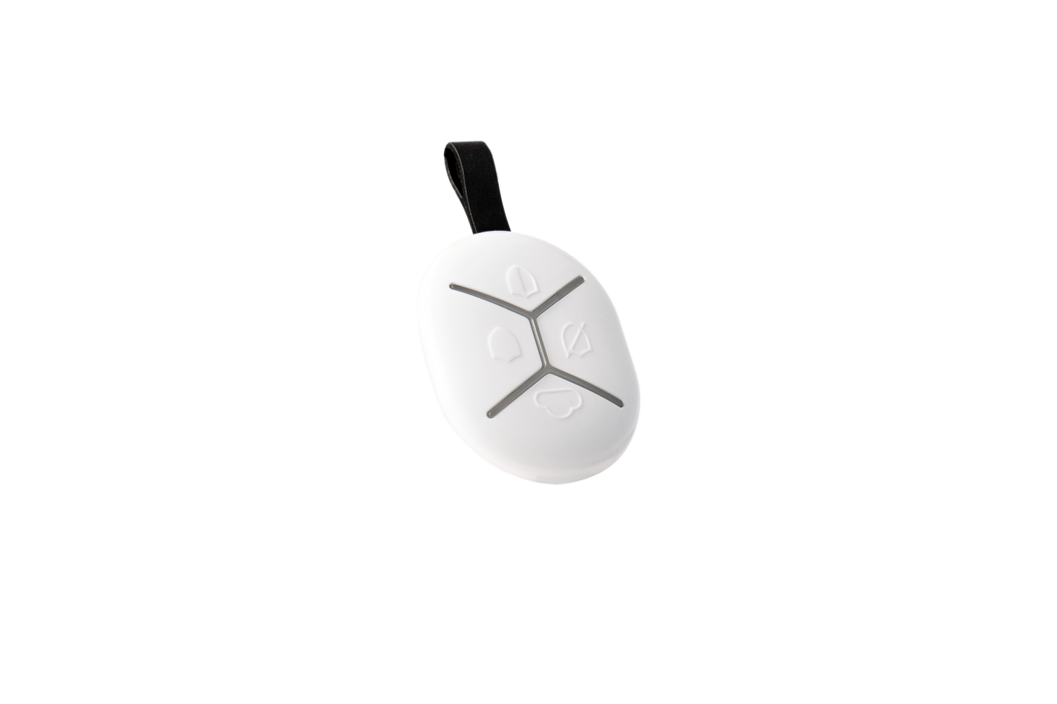 U-PROX KEYFOB B4 four-button remote control, white