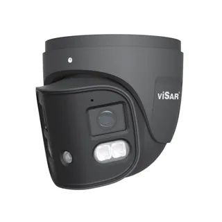 Visar VSC IPT8PNDe3b-ALD 8MP Dual-Lens Panoramisk IP Dome-kamera, Svart