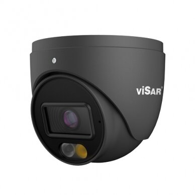 Visar VSC IPT4VDs4cF28D 4MP IP Dome Camera, 2.8mm, Dual Light, Black
