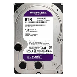 Western Digital Purple 6TB hard drive for video surveillance systems