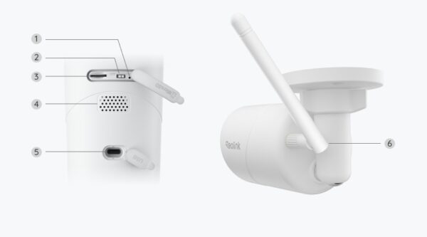 Reolink Argus Eco – 5MP langaton aurinkopaneeli-/akulla toimiva turvakamera