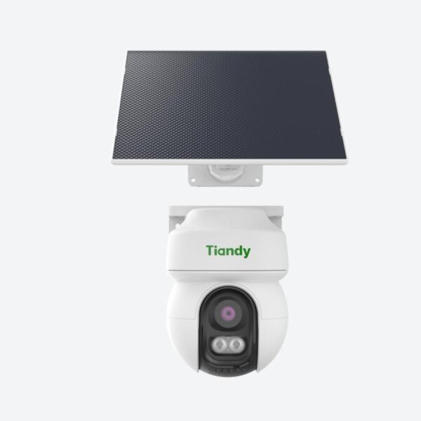 Tiandy TC-H343K 8DA-4 4MP 4G LTE Solar Pan-Tilt Akku-kamera 5200 mAh:lla, Sola