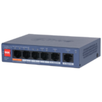 Dahua CS4006-4ET2GT-60 DoLynk Care manageeritav PoE switch 60W • 4*10/100Mbps PoE + 2*Gbps uplink