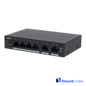 Dahua CS4006-4GT DoLynk Care manageeritav switch • 4*Gbps PoE + 2*Gbps