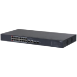 Dahua CS4218-16ET-190 DoLynk Care manageeritav switch • 16*10/100Mbps PoE + 2*Gbps combo • 190W