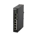 Dahua mittemanageeritav switch • PoE 3*100Mbps + Hi-PoE 1*1000Mbps + 2*1000Mbps Base-X • 96W