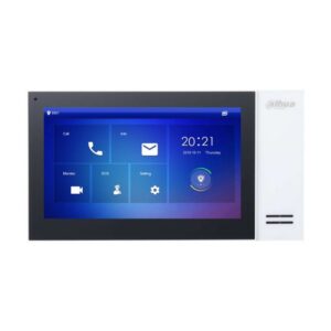 Dahua VTH2421FW-P IP video-fonosüsteemi monitor • 7" 1024x600 12VDC / 48V PoE(802.3af) valge