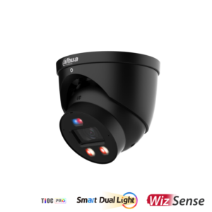 Dahua IPC-HDW3649H-AS-PV-0280B-PRO-BLACK 6MP IP kerakaamera • TiOC PRO Dual-Led 30m 2.8mm(109°) Mic