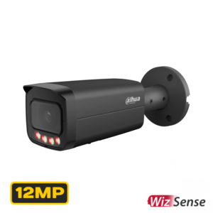 Dahua IPC-HFW21249T-AS-IL-0280B-BLACK 12MP IP torukaamera • WizSense Dual Light 30m 2.8mm(112°) Mic