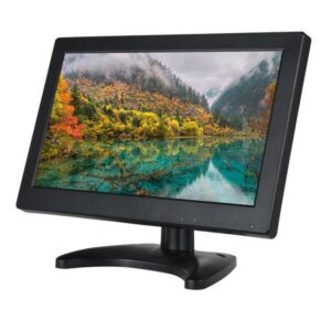 LCD videomonitor 12" • 1366*768 • HDMI • VGA • CVBS(BNC) • IR pult • 6ms • 500:1 •12V 2A