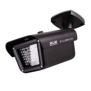 IR LED prožektor välitingimustesse • 45m • 80° • IP66 • DC12V@410mA või AC24V@320mA • 8.8W • 850nm