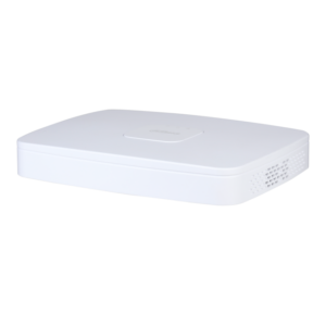 Dahua NVR4108-8P-4KS3 8 kanaliga Lite seeria IP salvesti • 160/160/80Mbps • 8PoE • 1HDD plastkorpus