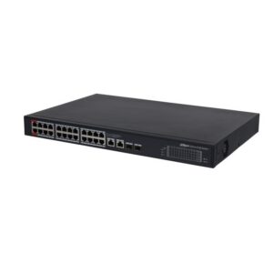 Dahua PFS3228-24GT-360-V2 mittemanageeritav switch • PoE 24*Gbps + 2+2*Gbps combo • 360W
