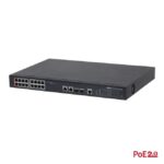 Dahua PFS4218-16ET-240-V3 manageeritav switch • PoE 16*100Mbps + 2*1000Mbps combo • 240W