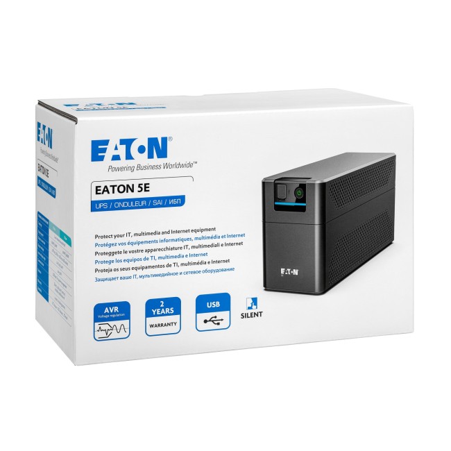 Eaton 5E900UD USB DIN Line Interactive(AVR) UPS 900VA (480W), 2 Schuko pesa DIN/IT - Image 4