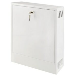 Metallist kaitsekast AWO529W • 500x435x130mm lukustatava uksega • 2*tamper • Pulsar