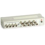 Konfigureeritav videosignaali splitter, 4 sisendit, 8 väljundit, 12V