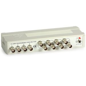 Konfigureeritav videosignaali splitter, 4 sisendit, 8 väljundit, 12V