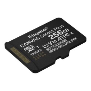 Kingston SDCS3/256GB 256GB microSD mälukaart • Canvas Select Plus Consumer microSD seeria 150MB/s