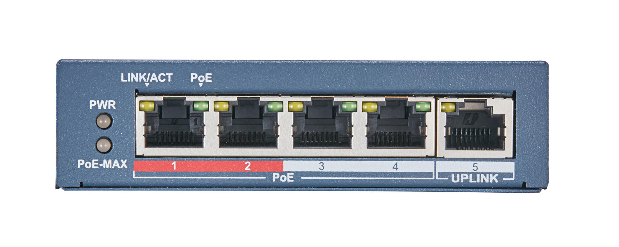 Switch DS-3E0105P-E 4-port 10/100Mbps PoE 60W Unmanaged Desktop 2 Switch DS-3E0105P-E 4-port 10/100Mbps PoE 60W Unmanaged Desktop - Image 2