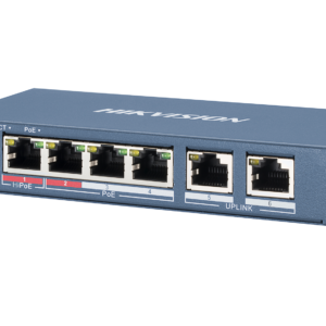 Switch DS-3E0106HP-E 4-port 10/100Mbps PoE 60W Unmanaged Desktop