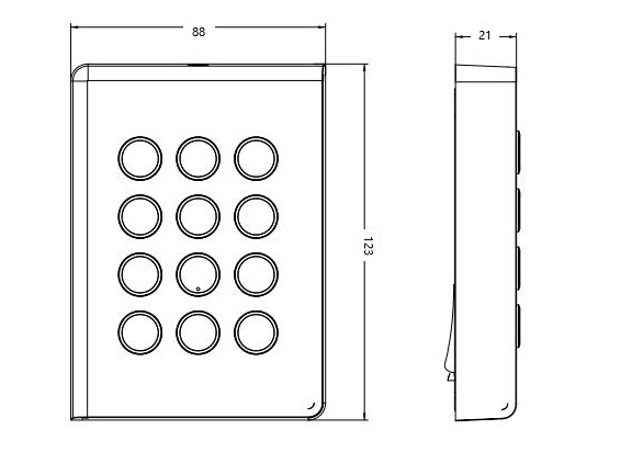Kaardilugeja DS-K1108AM 6 Kaardilugeja DS-K1108AM - Image 6