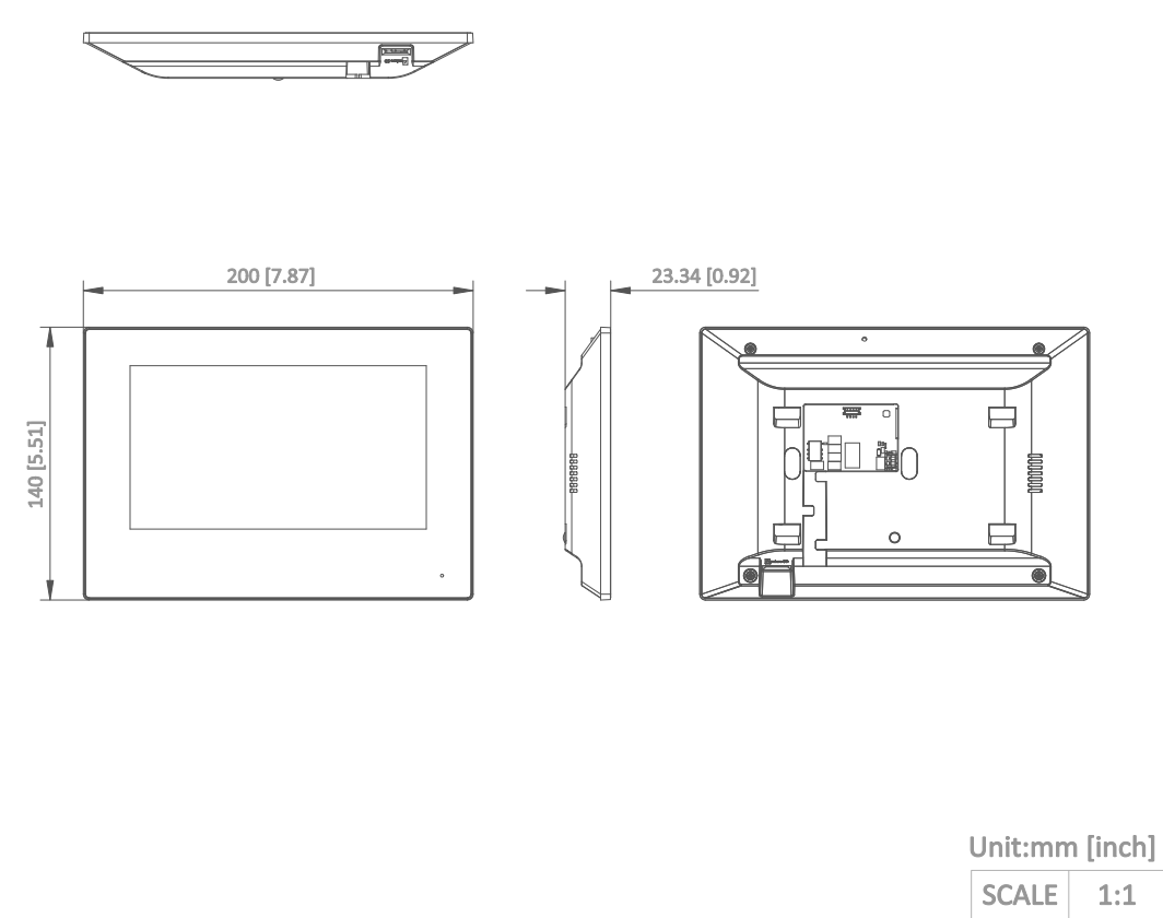 Fono monitor DS-KH6320-TE1 7" 3 Fono monitor DS-KH6320-TE1 7" - Image 3