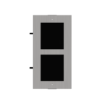 Raam fonole DS-KD-ACF2/S 2-ne alustoos roostevaba