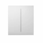 Valguslüliti CenterButton (2-gang) White