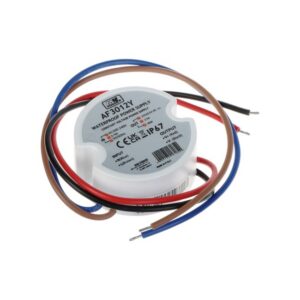 Stabiliseeritud impulsstoiteplokk AF3012Y • 12V 2.5A IP67 harutoosi sobiv