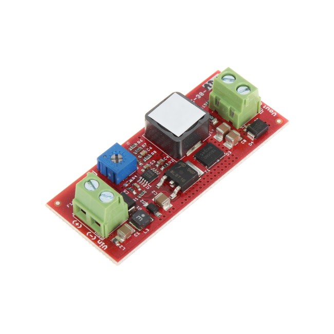 Toite konverter • sisse 5 V ... 50 V DC välja 3.3 V ... 12 V DC • 30W@12V (max kuni 2.5A) 1 Toite konverter • sisse 5 V ... 50 V DC välja 3.3 V ... 12 V DC • 30W@12V (max kuni 2.5A)