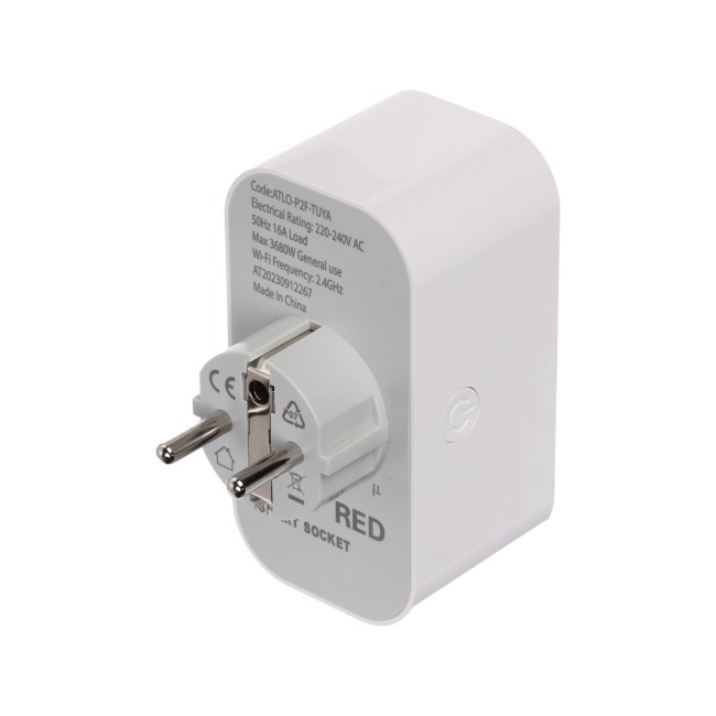 TUYA vargapesa kahe CEE 7/3 nuti pistiku pesaga • Wi-Fi BT Tuya Smart 10A 2 TUYA vargapesa kahe CEE 7/3 nuti pistiku pesaga • Wi-Fi BT Tuya Smart 10A - Image 2
