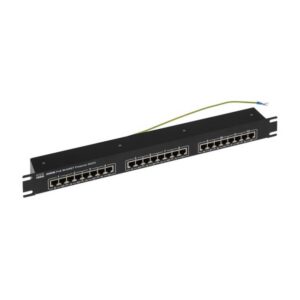 Ülepinge kaitse Ethernet ja PoE • 12 kanalit • 19" rack • AXON PoE Multi Net Protector RACK