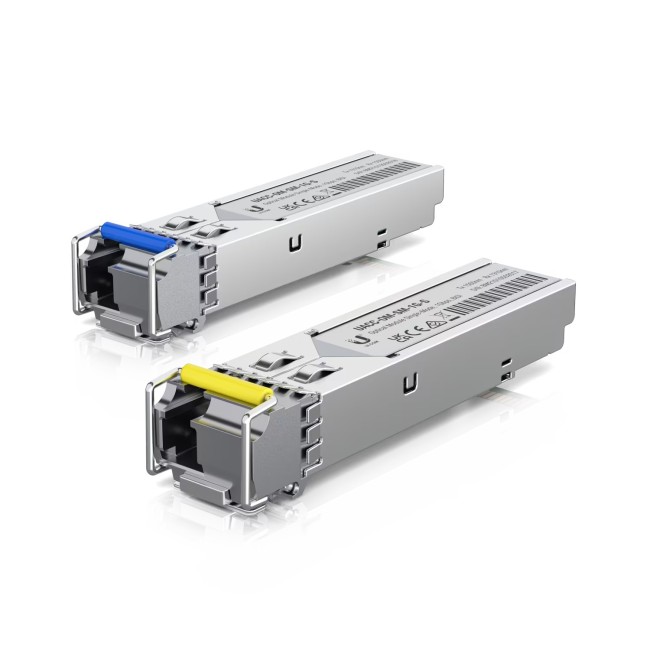 U biquiti SM SFP Bi-Di LC kiibiku komplekt • Blue-Tx1310/Rx1550/Yellow-Tx1550/Rx1310 • 3km • 1.25Gbp 1 U biquiti SM SFP Bi-Di LC kiibiku komplekt • Blue-Tx1310/Rx1550/Yellow-Tx1550/Rx1310 • 3km • 1.25Gbp