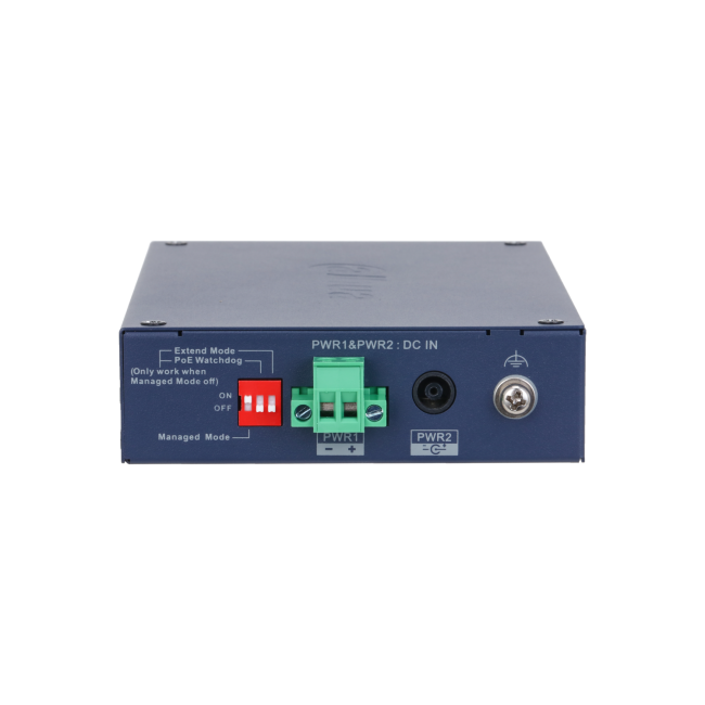 Dahua CHS4106-4ET-60 tööstuslik (Hardened) manageeritav switch • 4*100Mbps PoE 60W + 1000Mbps + SFP 2 Dahua CHS4106-4ET-60 tööstuslik (Hardened) manageeritav switch • 4*100Mbps PoE 60W + 1000Mbps + SFP - Image 2