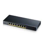 ZyXEL GS1900-8HP manageeritav PoE switch • 8*GbE PoE • 77W PoE budget • vaikne