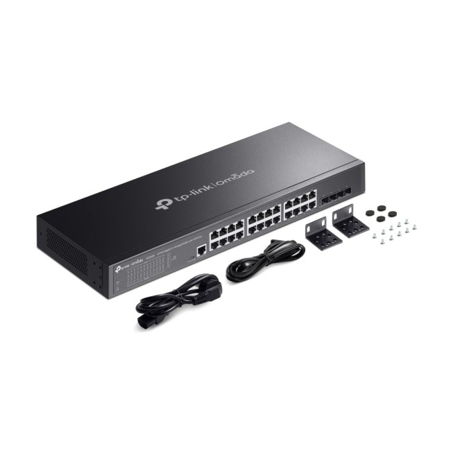 TP-Link TL-SG3428 Omada L2 manageeritav 24× 10/100/1000 Mbps RJ45 + 4x Gigabit SFP switch 5 TP-Link TL-SG3428 Omada L2 manageeritav 24× 10/100/1000 Mbps RJ45 + 4x Gigabit SFP switch - Image 5