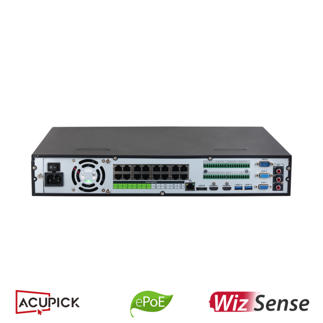 Dahua NVR5416-16P-EI 16 kanaliga EI seeria IP salvesti • 16PoE(ch 1-8 ePoE) 384Mbps 4HDD 1.5U 3 Dahua NVR5416-16P-EI 16 kanaliga EI seeria IP salvesti • 16PoE(ch 1-8 ePoE) 384Mbps 4HDD 1.5U - Image 3