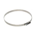 Toruklamber läbimõõduga 110-130mm, laius 9mm, galvaniseeritud metall kruviajamiga W2