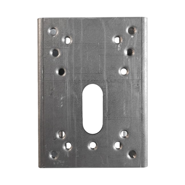 Universaalne kaamera mastikinnituse adapter, tsingitud 90*120mm, 18 keermestatud kinnitusauku 2 Universaalne kaamera mastikinnituse adapter, tsingitud 90*120mm, 18 keermestatud kinnitusauku - Image 2