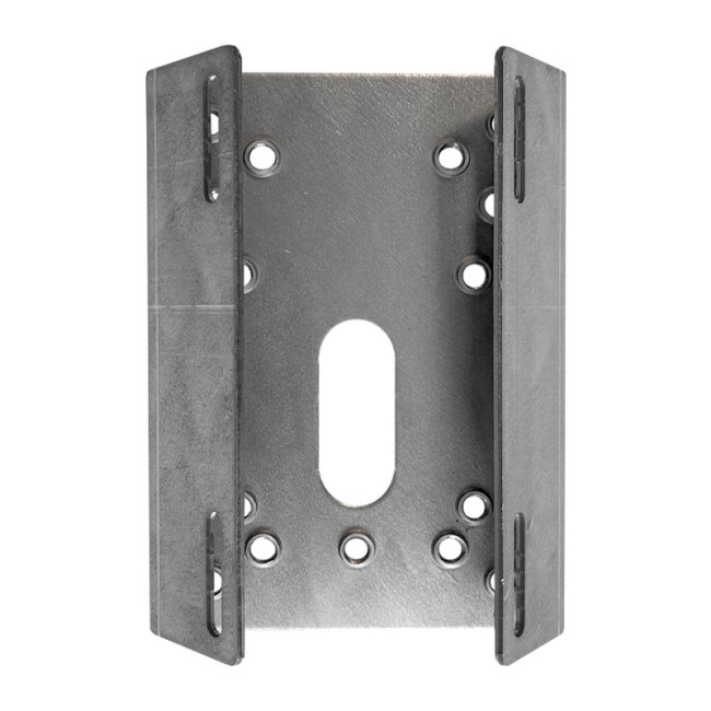 Universaalne kaamera mastikinnituse adapter, tsingitud 90*120mm, 18 keermestatud kinnitusauku 3 Universaalne kaamera mastikinnituse adapter, tsingitud 90*120mm, 18 keermestatud kinnitusauku - Image 3